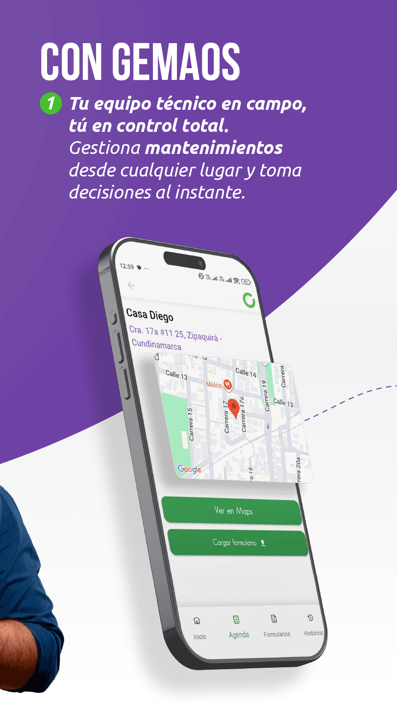 Aplicación móvil GEMAOS para técnicos
